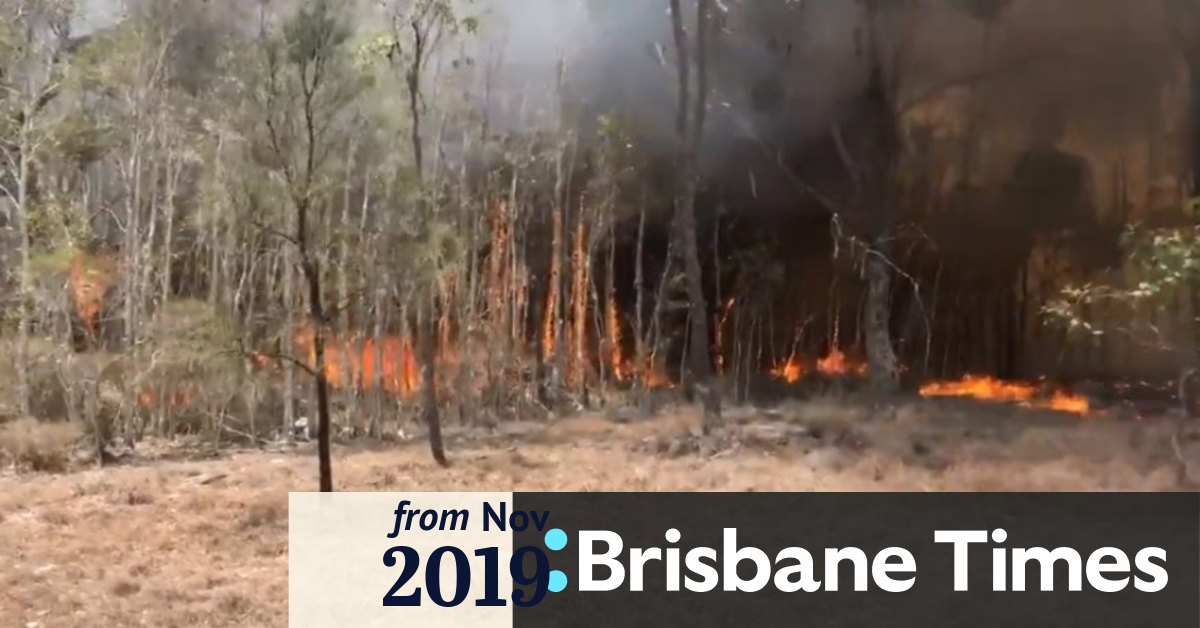 The home fires are burning in Queensland ahead of dangerous weekend